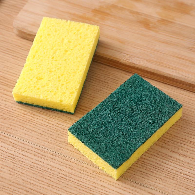 Wood pulp cotton scouring cloth dishwashing sponge rubbing wood pulp sponge kitchen dishwashing cotton natural environmental protection degradable