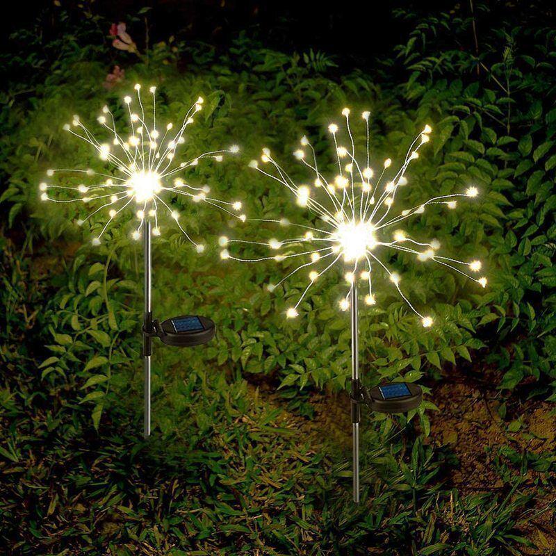 Solar Firework Dandelion Lights: Outdoor Waterproof Decorative Lawn and Garden Lights