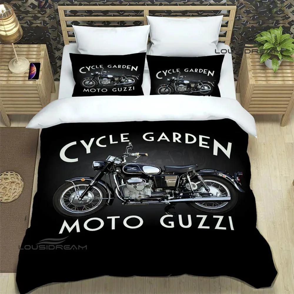 

Comforter Guzzi Motorcycle Printed Bedding Sets Exquisite Bed Supplies Set Bed Comforter Set Bedding Set Luxury Birthday Gift Comforter (quilt)-EU Single(135*200cm)3pcs