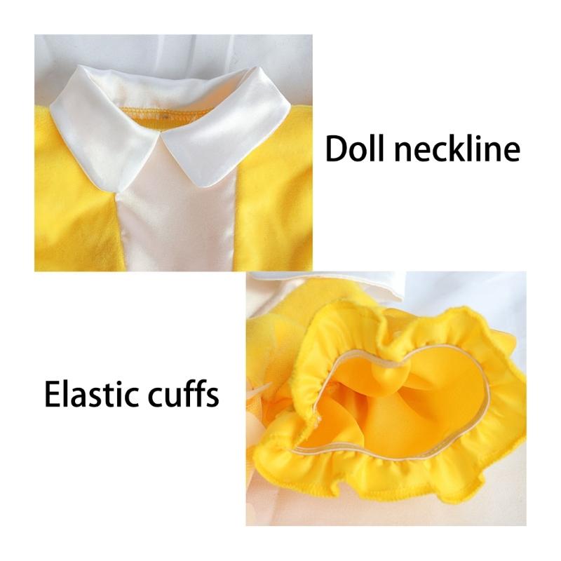 Decorative Outfit Set with Dress and Headpiece, Polyester Costume for Party Supplies and Themed Displays