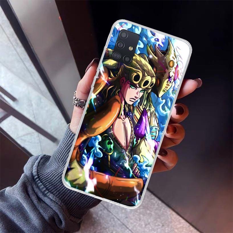 JoJo Adventure Giorno Giovanna Phone Case For Samsung Galaxy A52 A51 A50S A32 A22 A12 A02S A72 A71 A31 A70 A30S Note 20 Ultra 10