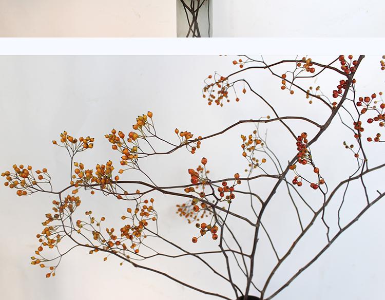 Wabi-Sabi Style Mountain Preserved Flower & Dried Branch Floor Ikebana Ornament