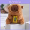 Charming Capybara Plush Pendant Keychain Soft Water Capybara Cuddle Toy For Kids