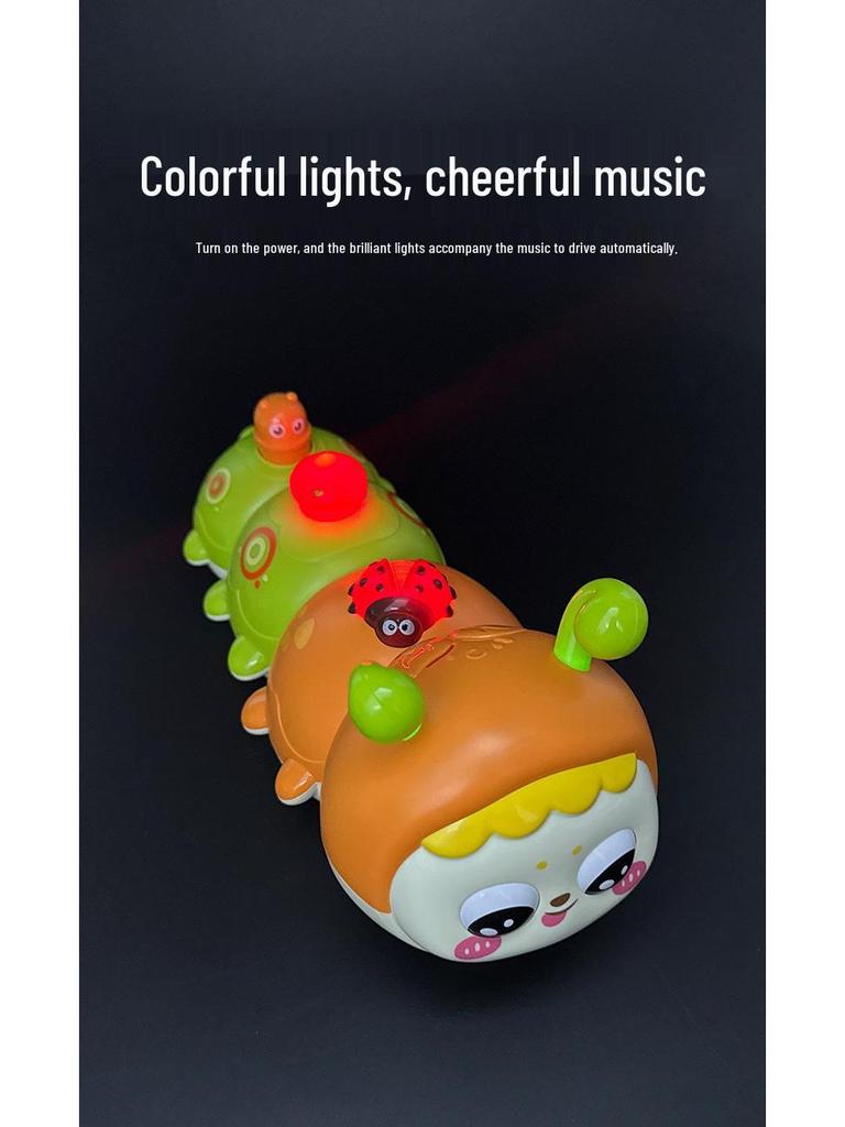 Electric Universal Caterpillar Light Music Toy for Kids - Cute Gift for Boys & Girls