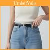 Fashion Womens Leather Belt With Pin Buckle For Casual And Office Wear