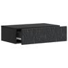 Wall Mounted Side Table Black 59 x 34.5 x 17 cm