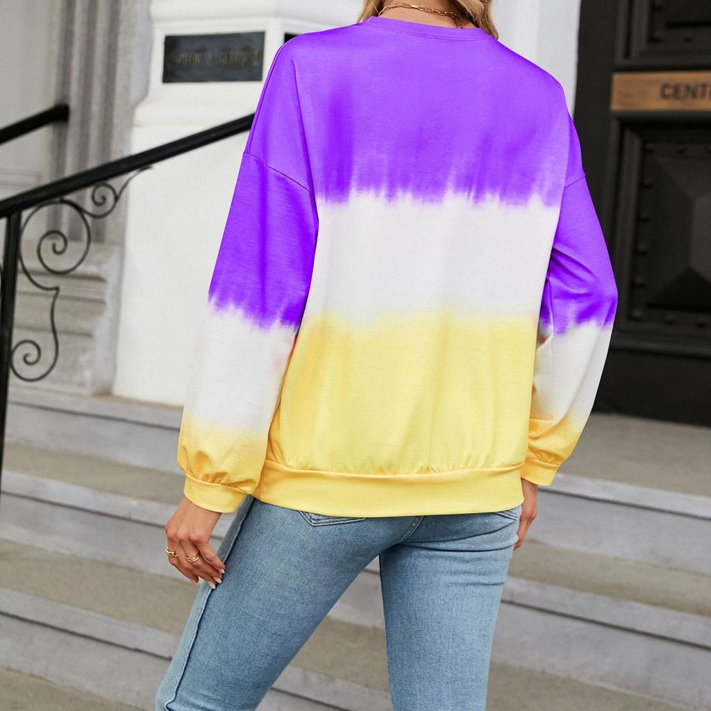 JKAASHDK Women's Fashion Casual Spring Autumn Long Sleeve O-Neck Loose Blouses & Shirts Pullovers