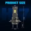 2 Stück H7 LED Scheinwerfer Canbus Birnen Mini Kabellos 36000LM 80W 6500K CSP für Autoscheinwerfer Auto Turbo Lampen LED Automobil Plug&Play Licht 12V
