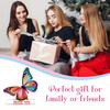 1pc Inspirational Butterfly Acrylic Desk Decor - Thank You Gift for Coworkers, Teachers, Bosses, Leaders - Motivational Office Decoration  