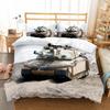 Military Tanks Duvet Cover Set King Queen Double Full Twin Single Size Boys Bed Linen Set