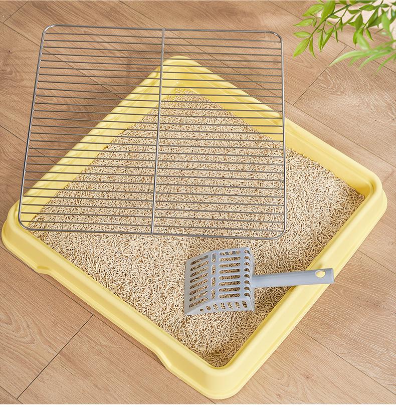 Stainless Steel Large Dog Toilet with Anti-Stomp Mesh for All Dog Sizes