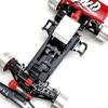 KF RC Ultra-Lightweight Aluminum Chassis for Tamiya 1/10 4WD Hot Shot/Hot Shot II/Boomerang (Black)