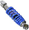 YSS Rear Suspension, Chrome/Blue, 230mm, 5-Stage Spring Preload, for Honda JOG (3KJ/3YJ), Aprio (4JP1/2/3/4/6), and Vino (5AU), YSS-3KJ-230BLUE