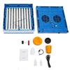 110V/12V Inkubator, 64 Eier Inkubator Blauer Inkubator Automatischer Smart Haushalts Mini Hühnerei Wasserbett Inkubator Box
