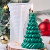 Christmas Tree Candle Silicone Mold DIY Xmas Ornament Hemp Rope Candle Molds Soap Plaster Resin Crafts Making Home Holiday Decor