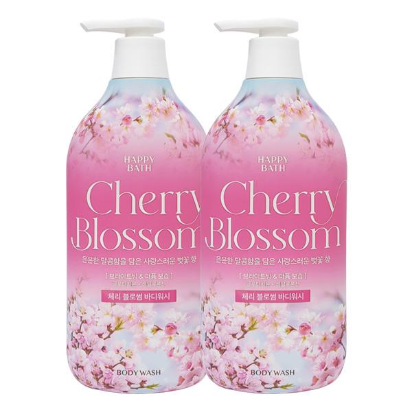 

HAPPY BATH Cherry Blossom Body Wash 900g x2