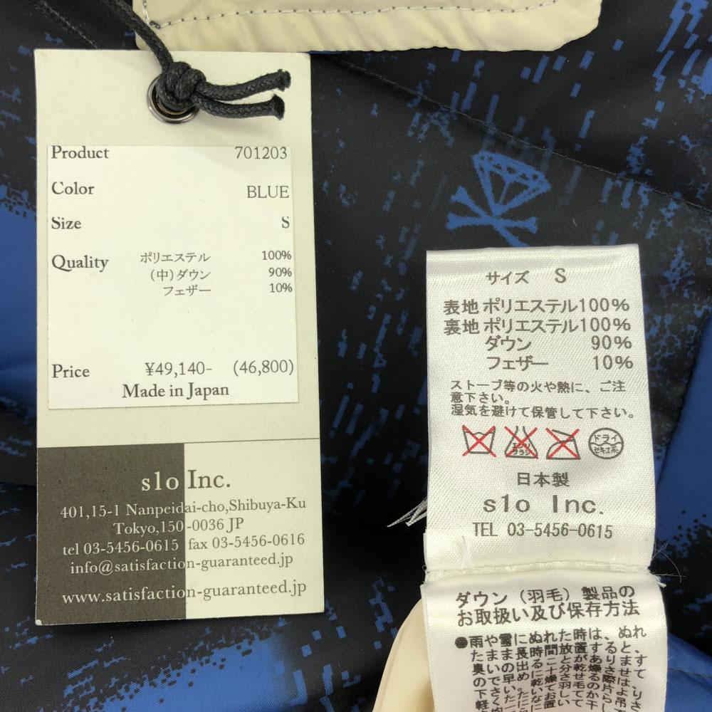 unused satisfaction guaranteed made in Japan Check Pattern Hooded Down jacket Men's Used