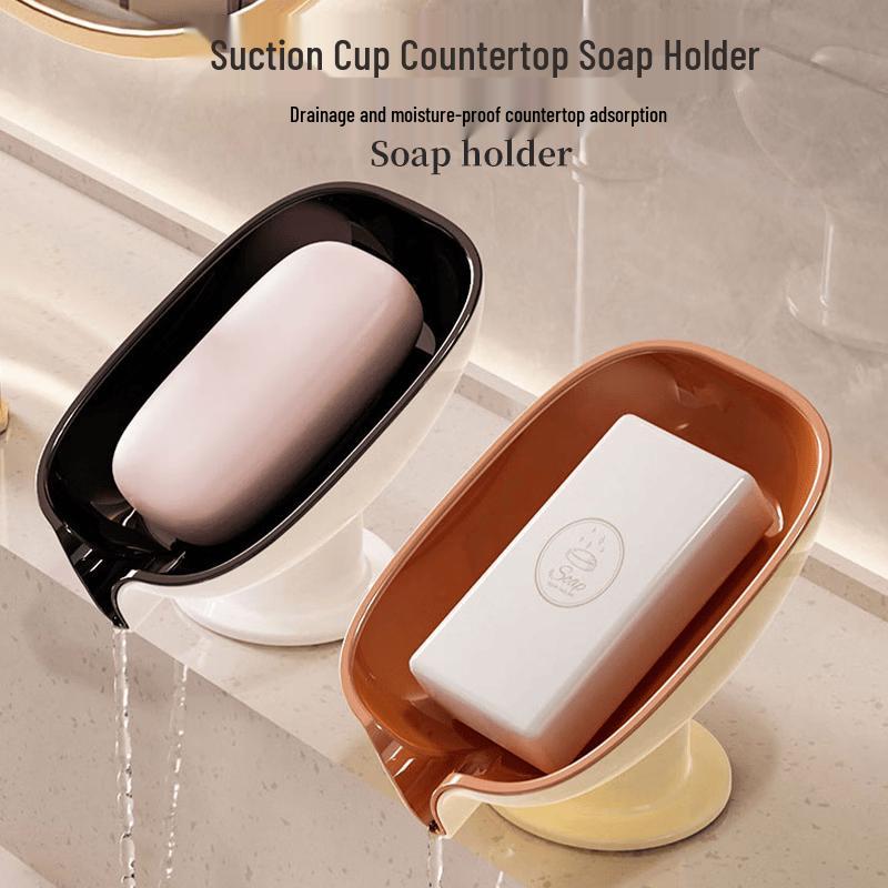 HOUYA Countertop Drain Soap Dish