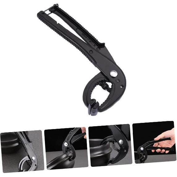 1pc Pot Holder Clamp Non-slip Bowl Gripper for Hot Cookware Anti-scalding Kitchen Utensil for Stone Pots and Plates