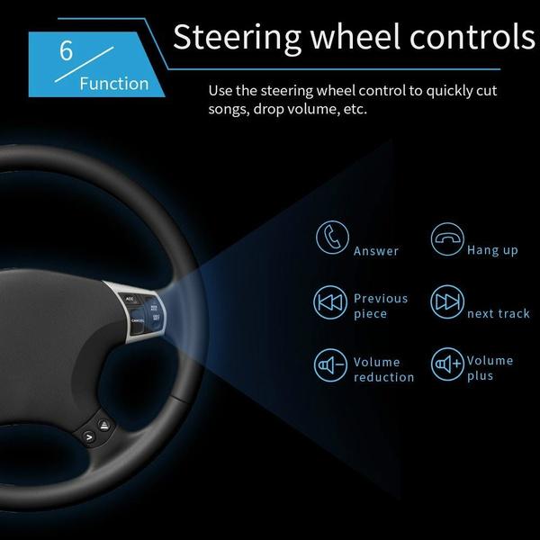 Car Multimedia Player  Audio Stereo Radio 7" HD MP5 Touch Screen Digital Display