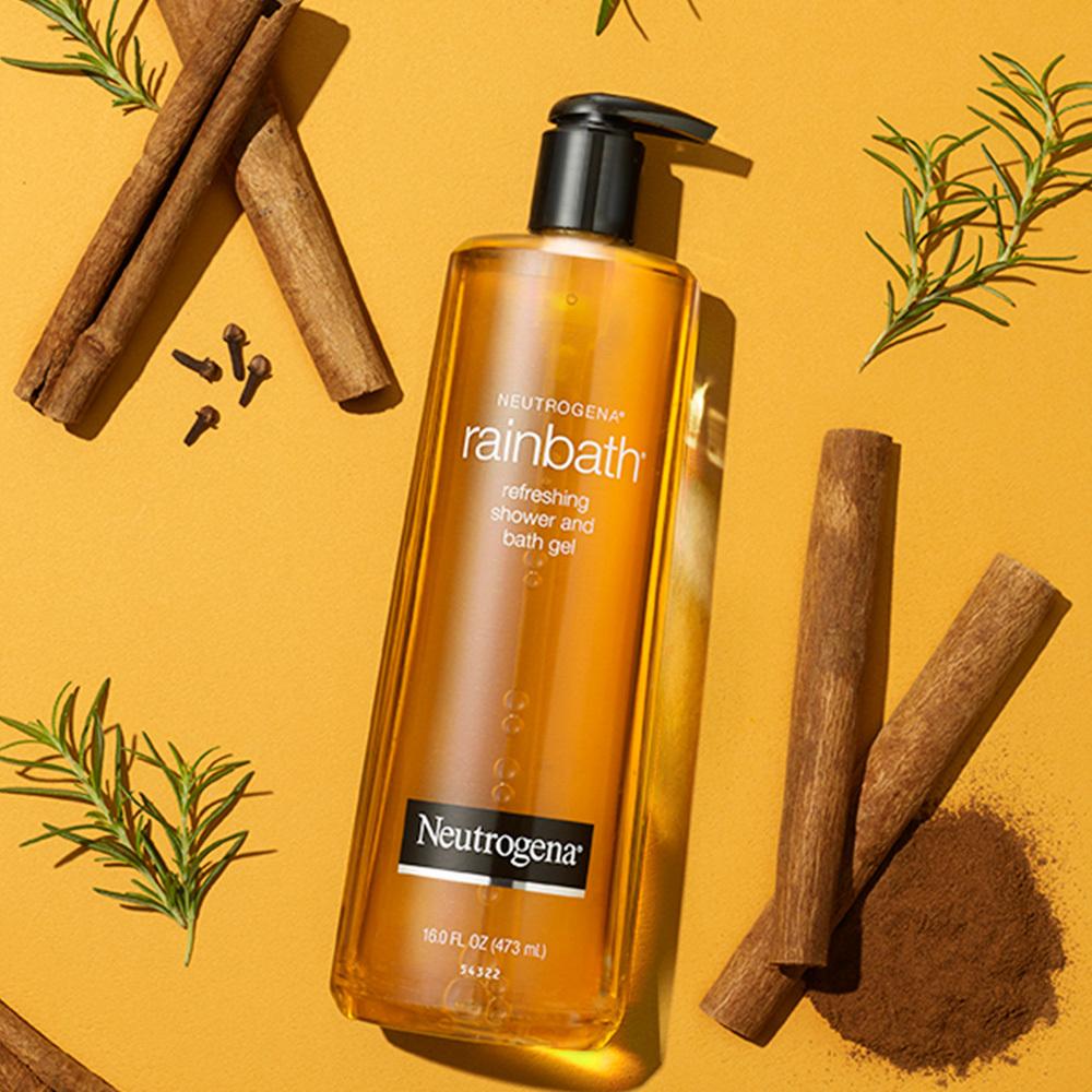    Neutrogena Rainbath Body Wash 473ml  Choose 1 Of 3 Types  Woody Amber Refreshing Soap Apple Herb  Fair   Green Tea  Apple Herb Fragrance 