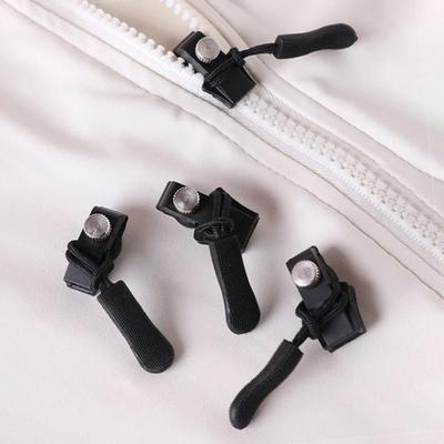 12 Pcs Zipper Repair Kit Universal Zipper Puller Replacement Metal Adjustable Zipper Fix Sliding Teeth Screw Head for Clothing Bags Jackets