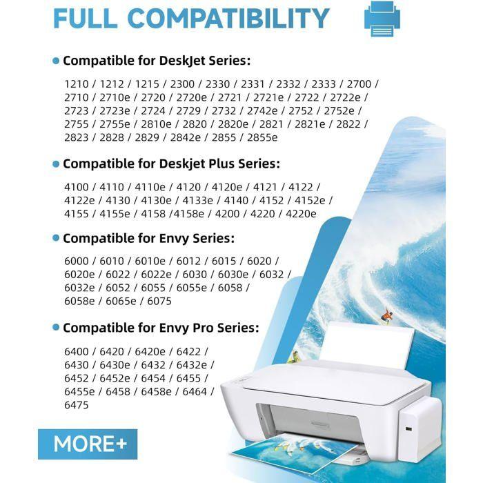 Tintenpatrone - ZUUKO - 305 XL Schwarz - Hochtechnologie - 750 Seiten - Kompatibel mit HP