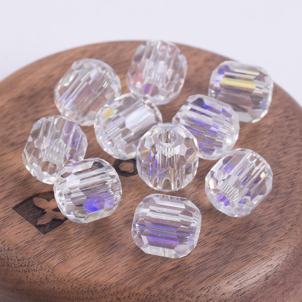 10pcs Round 8mm 10mm 12mm 14mm Crystal Glass Faceted Loose Beads For Jewelry Making DIY Crafts Findings