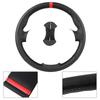 Car Steering Wheel Cover For Jeep Compass Grand Cherokee Wrangler Patriot 2012-2014 Soft Suede Leather Steering Wheel Hand-sewn