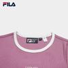 FILA Women's Ribbed Slim-Fit Short Sleeve T-Shirt