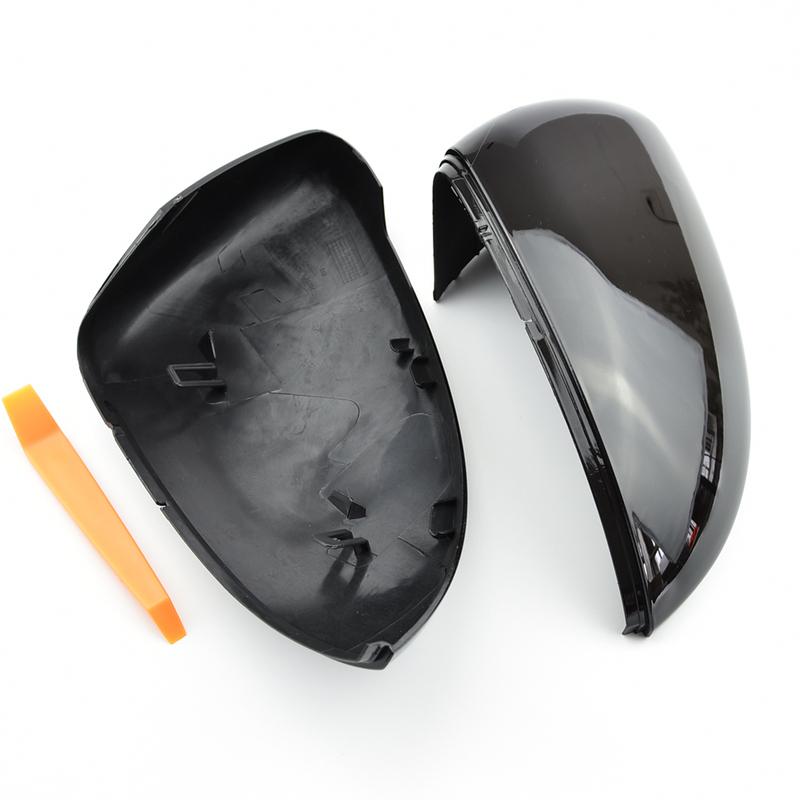 For VW Golf MK7 GTI 7 7R MK7.5 Car Auto Carbon Fiber Side Rearview Mirror Cap Cover Trim Side Mirror Cover Caps