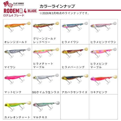 Daiwa Flat Junkie Rodem R4 Shad Blade 18g28g Various Types