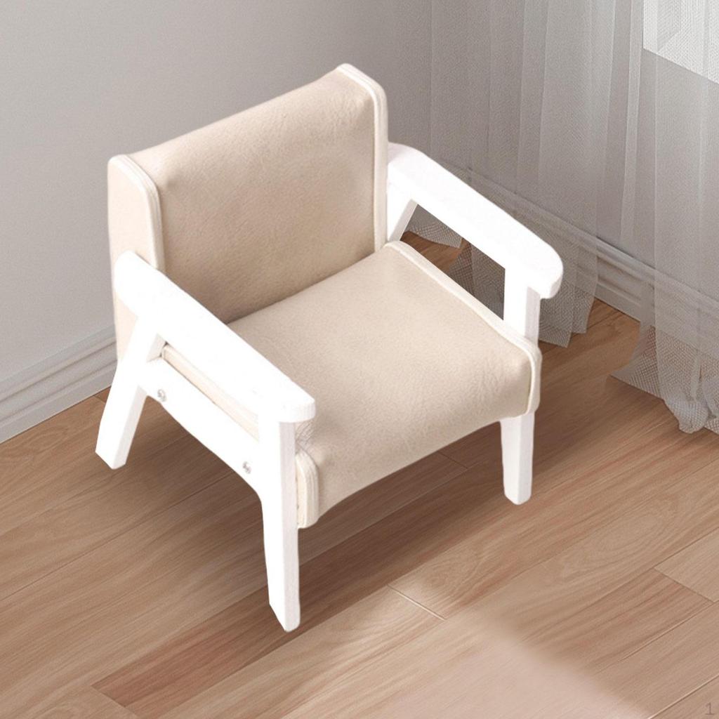 1:12 Scale Dollhouse Furniture, Miniature Sofa, Recliner, Accessories for Mini