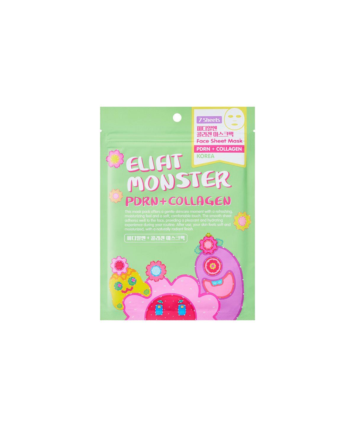 Ellyfit Wonderland Monster PDRN Collagen Mask Pack (7 sheets)