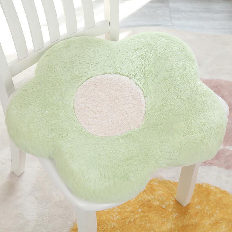 Nordic Home Style Floral Chair Cushion With Memory Foam Living Room Decor Doll