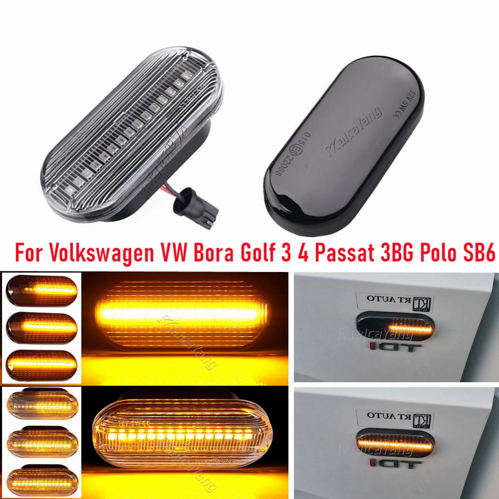 Dynamic LED Side Marker Signal Light Indicator Lamp for SEAT Leon 1P Ibiza Mk3 6L Mk4 6J Toledo Exeo Sedan Exeo Sedan Exeo ST