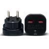 UK zu EU Wand-Wechselstromstecker Ladegerät Steckdosenadapter Konverter für Reisen