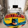 1pz Tappeto Rotondo Ufficio Batman, Sotto Sedie da Ufficio Camera da Letto Soggiorno Arredamento Casa, Decorazione Stanza, Disponibile in Varie Misure