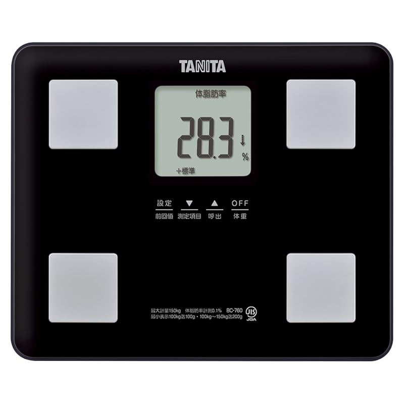 

Tanita body composition analyzer BC-760-BK (black) Easy measurement with the riding pita function/Measurement support with the My Support function