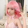 Lolita Style Short Bob Wig – Straight Cut with Bangs, Full Cap Synthetic Hair