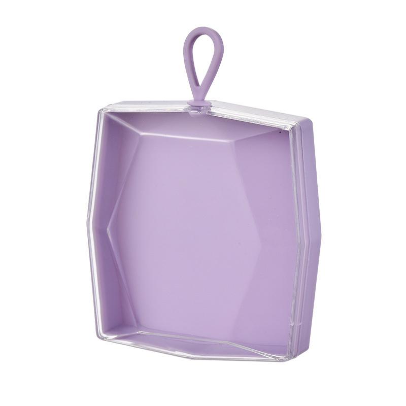 1/5 PCS Plastic Box Case Without Powder Sponge For Puff Transparent Sponge Puff Portable Travel Cosmetic Bags Cosmetics Storage