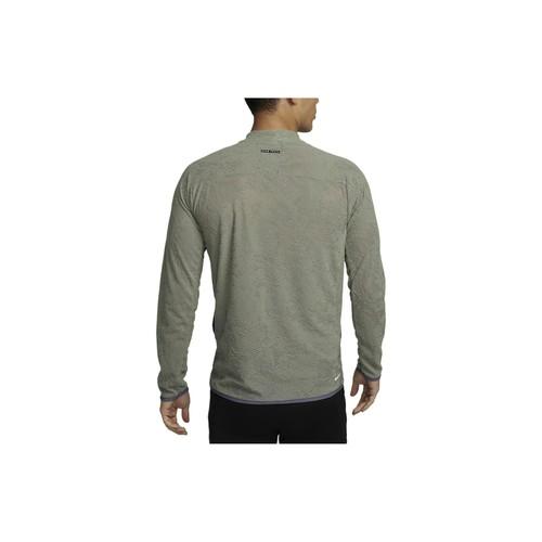 Nike Trail Solid Color Half-Zip Stand Collar Long Sleeve T-Shirt FB7536-053