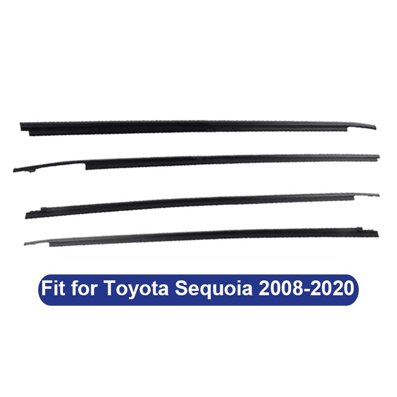 

4 шт. уплотнительная полоса для автомобильных стекол декоративные уплотнители автомобильные аксессуары подходят для Toyota Sequoia 2008-2020 для Honda City 2009-2014