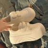 Women's Platform Heightening Shoes Children's New Spring and Summer Versatile Velcro Women's Shoes Sports and Leisure Shoes