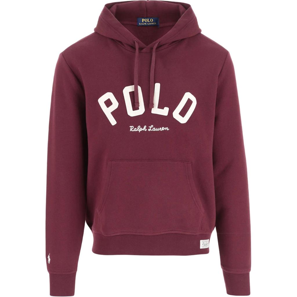 Polo Ralph Lauren Hooded Letter Print Pullover Long Sleeve Sweatshirt Men Sweatshirt Red 710952040-004