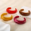 Bohemian Acrylic Colorful Opened Bracelets for Women Simple Vintage Temperament Cuff Bracelets Female Jewelry
