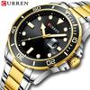 CURREN New Fashion Business Mens Wristwatches Green Clock Male Quartz Stainless Steel Watches Reloj Hombre Herrenuhr