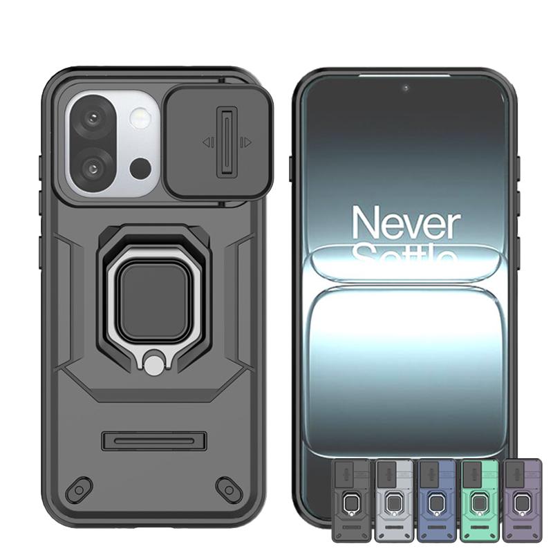 For OnePlus 13T Case Slide Camera Len Cases OnePlus 13T 13s Cover Funda Shockproof Armor PC Stand Phone Cover For OnePlus 13T