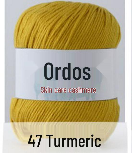 Genuine Baby Cashmere Yarn: Hand-Knitted Scarf for Infants & Toddlers, Medium Thick Milk Cotton for Crochet.