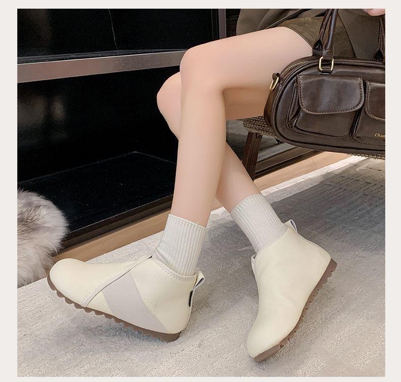 

Cotton shoes women s winter velvet thickened high-top women s shoes medium mother warm shoes 40